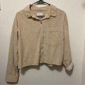 AE Beige Corduroy Jacket